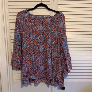 On or off shoulder top, worn once